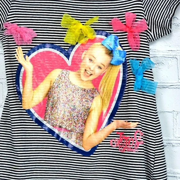 Jojo Siwa Collection Youth Girls Shirts Size Large Flip Sequin Graphic Tops Set - Picture 7 of 11